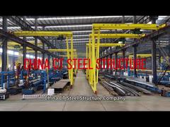 Vidéo de la construction d'un atelier de structure en acier