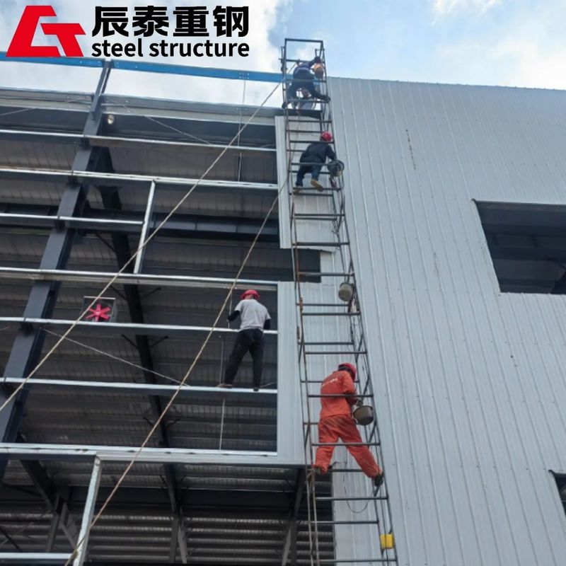 Multi Storey Building Steel Structure Workshop For Food Production
