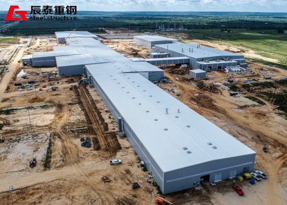 Factory Plant Steel Structure Workshop  Q355B Q235B Steel Building Construction