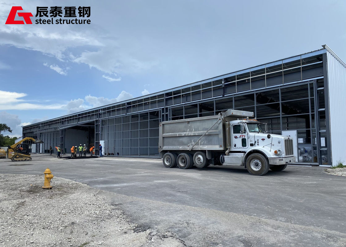 Modular Steel Structure Aircraft Hangar Storage Pre Engineering Steel Structure Workshop