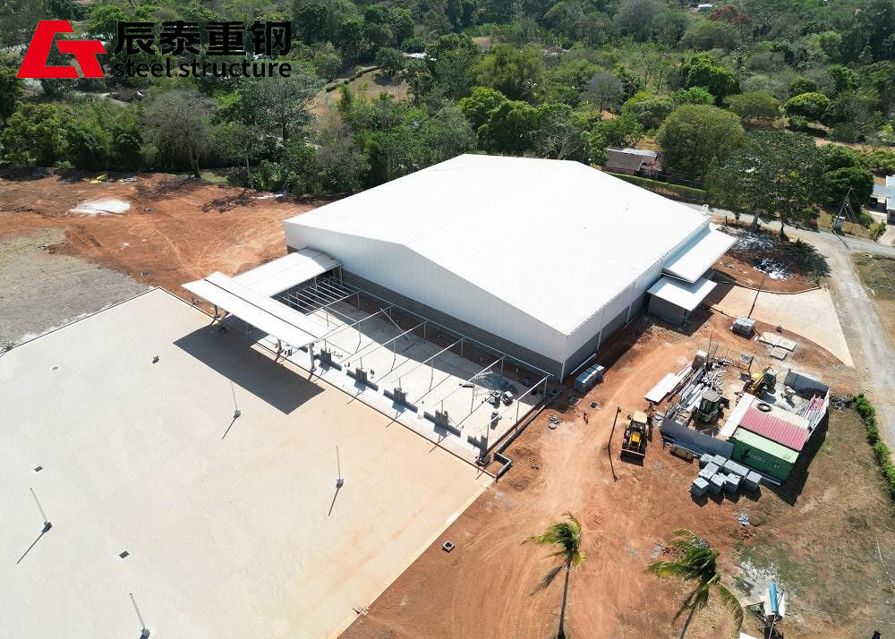 Pre Engineered Steel Structure Supermarket High Strength Steel Frame Building Factory
