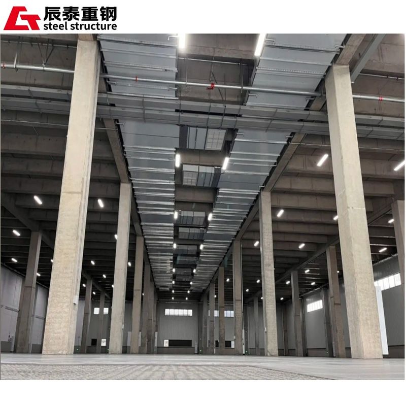 Anti Corrosive Steel Structure Storage Warehouse Galvanized Metal Building Logistics Park