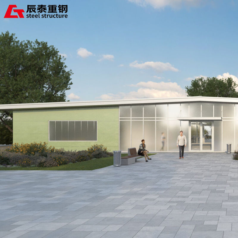 Modern Design Steel Structure Workshop With Sliding Door Alloy Frame