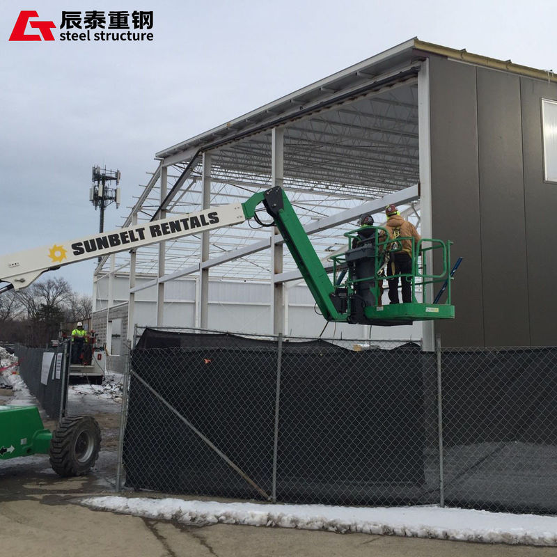 Anti Corrosion Steel Structure Workshop Earthquake Resistance Recyclable