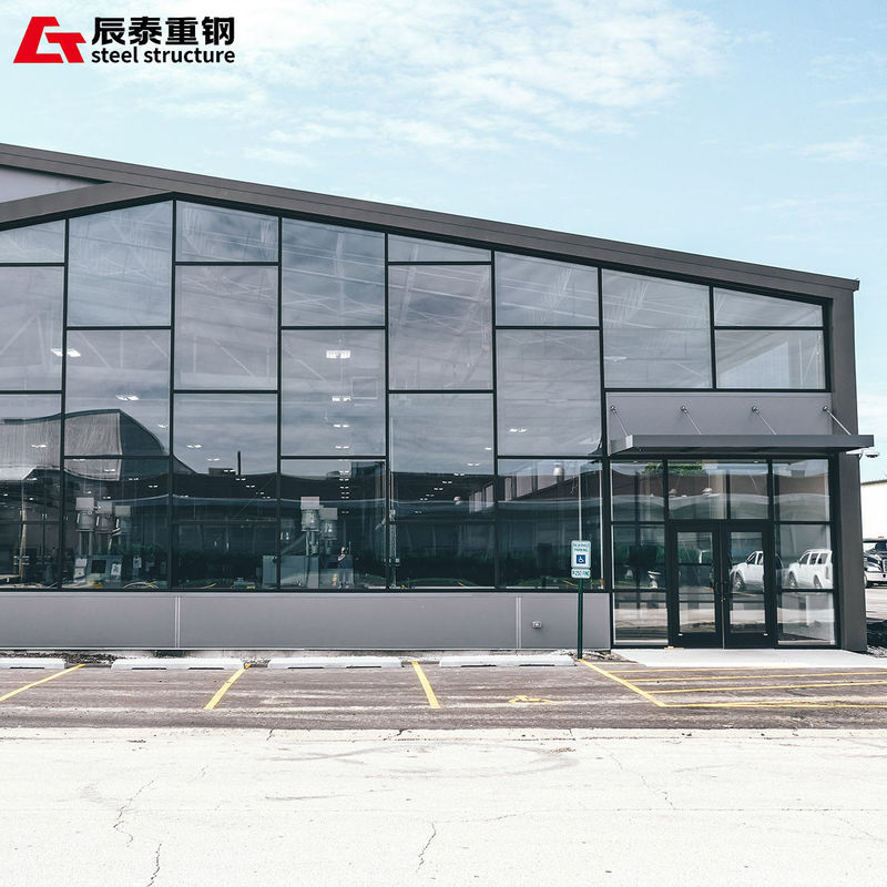 Superior Fire Protection Modern Steel Structure Workshop With Single Sheet Wall Cladding And Color Steel Sheet Roof