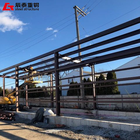 Superior Fire Protection Modern Steel Structure Workshop With Single Sheet Wall Cladding And Color Steel Sheet Roof