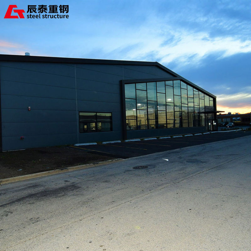 Superior Fire Protection Modern Steel Structure Workshop With Single Sheet Wall Cladding And Color Steel Sheet Roof