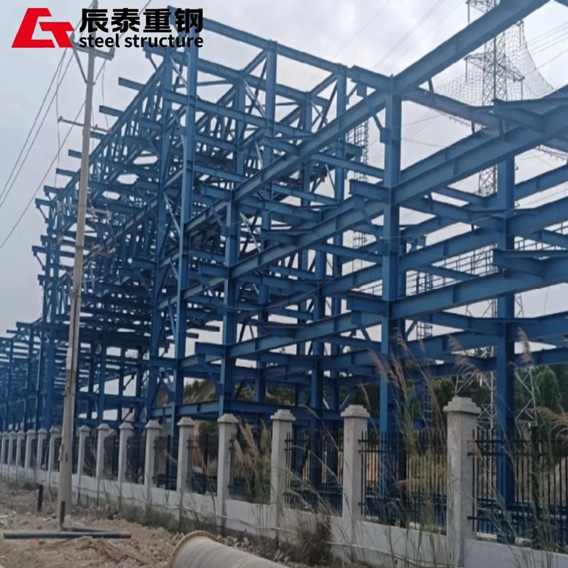 Streamlined Steel Structure Multi Storey Petrochemical Product Workshop