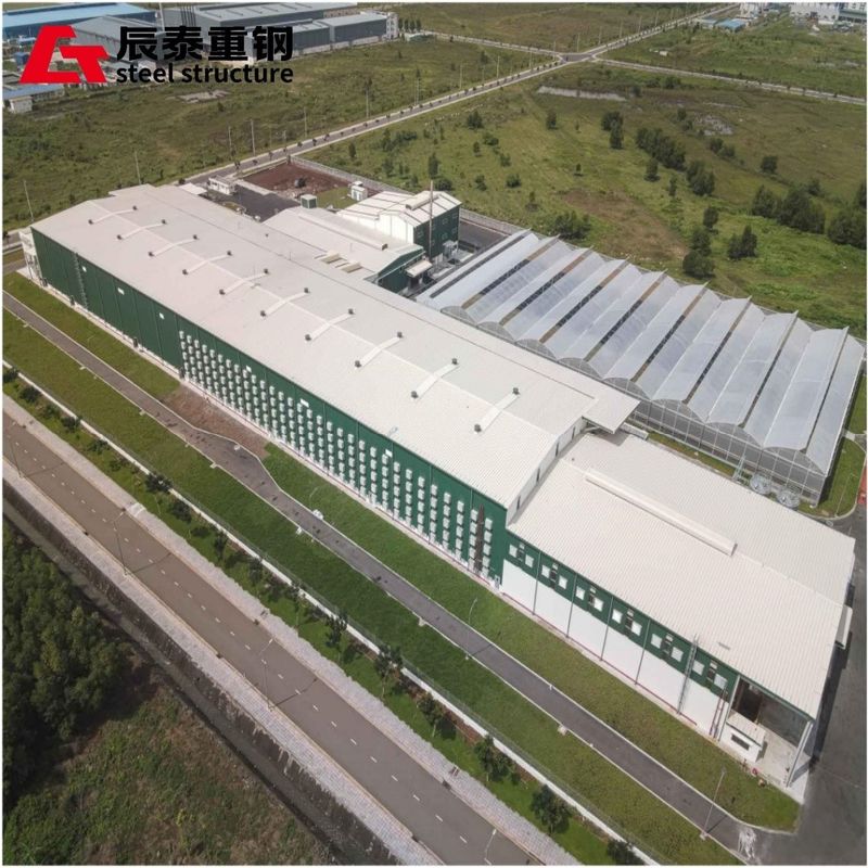 Factory Prefabricated H-shaped Steel Structure Metal Frame Building Industrial Workshop