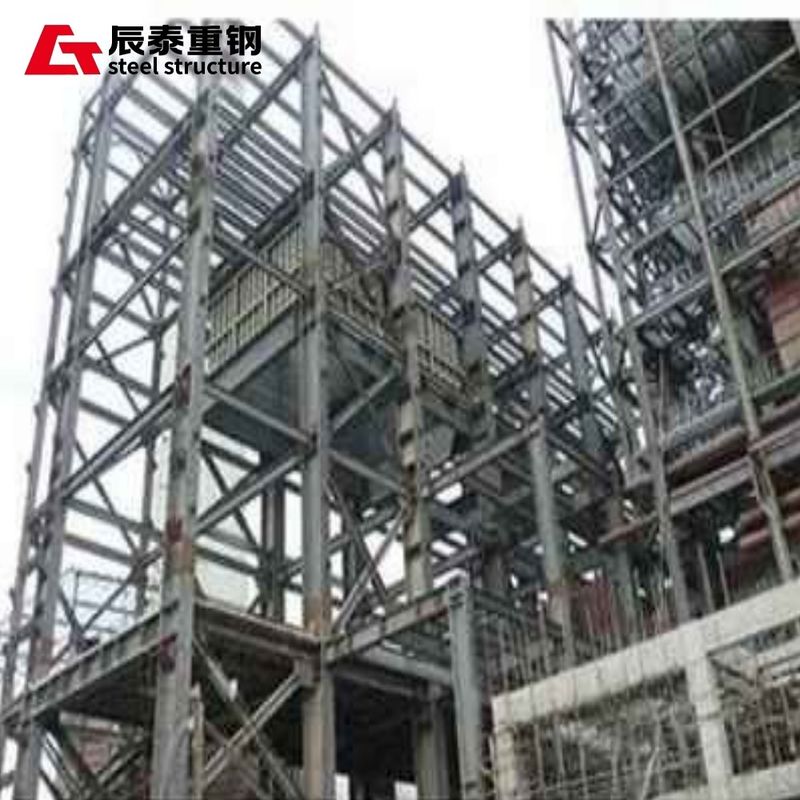 Color Customizable Commercial Center Steel Structure High Rise Building