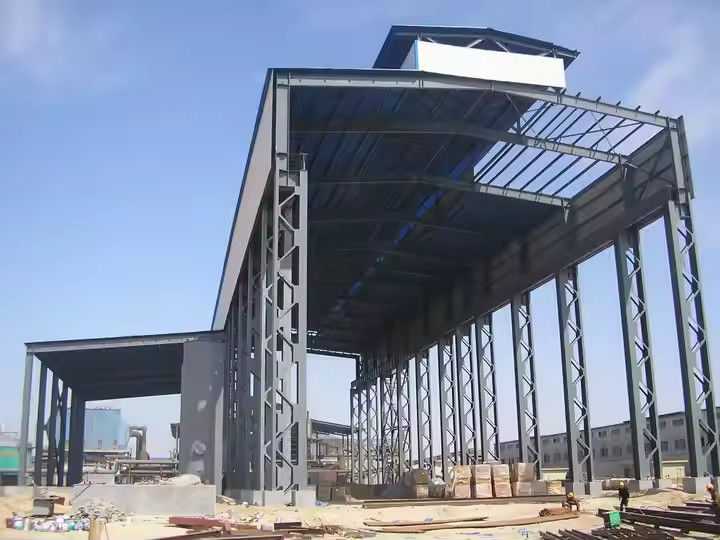 Affordable High Fire Resistance Earthquake Design Load Metal Frame Warehouse Building Prefabricated Design