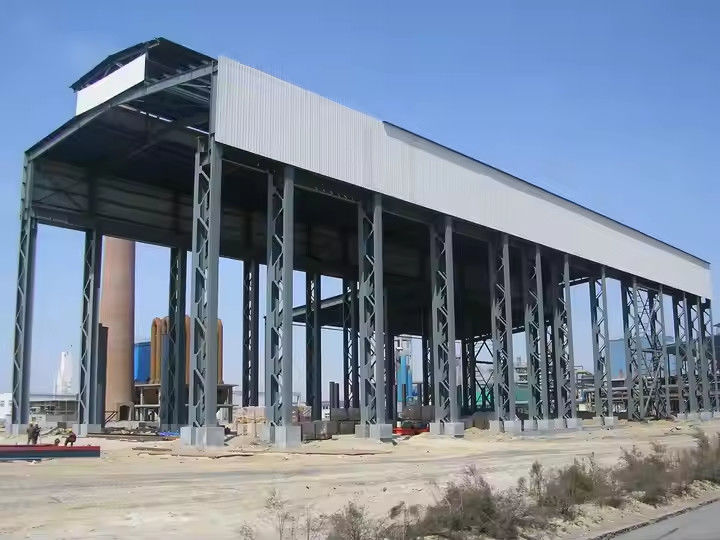 Affordable High Fire Resistance Earthquake Design Load Metal Frame Warehouse Building Prefabricated Design