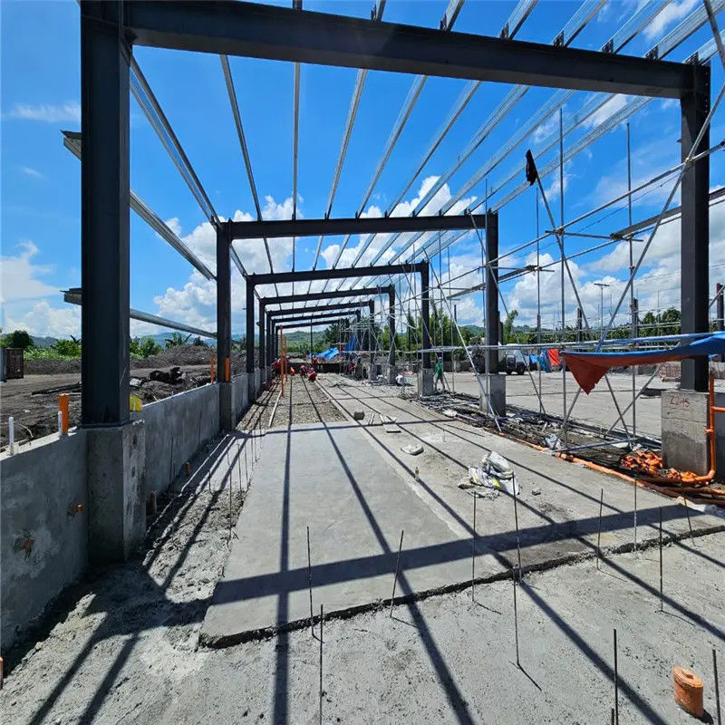 Affordable High Fire Resistance Earthquake Design Load Metal Frame Warehouse Building Prefabricated Design