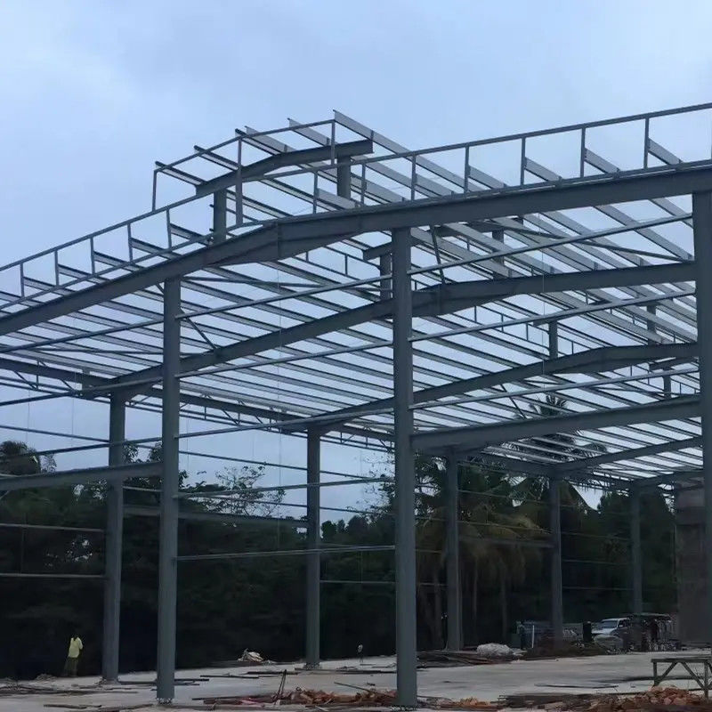 Affordable High Fire Resistance Earthquake Design Load Metal Frame Warehouse Building Prefabricated Design