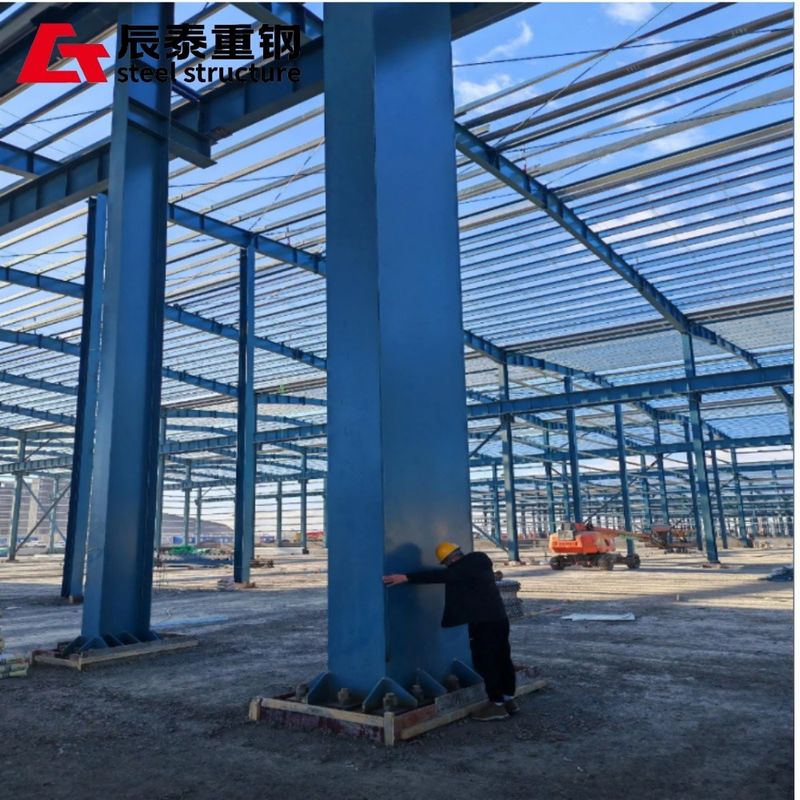 High Efficiency Prefabricated Galvanized H-beam Structure Industrial Building Factory Workshop