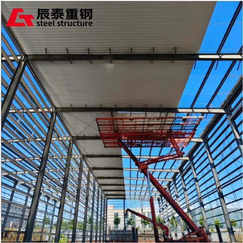 High Efficiency Prefabricated Galvanized H-beam Structure Industrial Building Factory Workshop