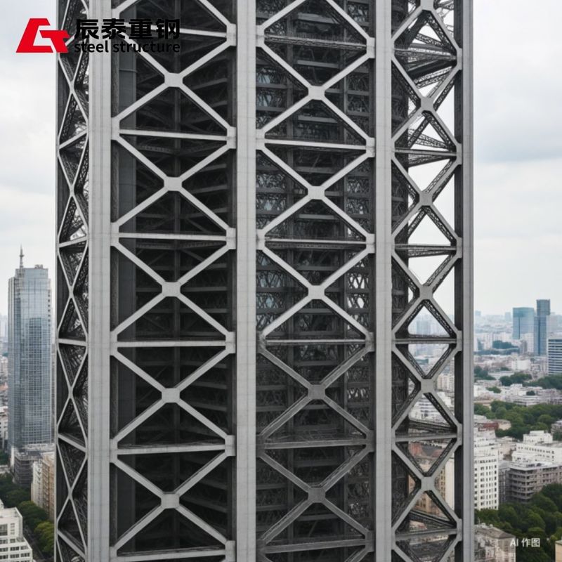 Large Span Multi-level Steel Building Without Many Intermediate Support Columns