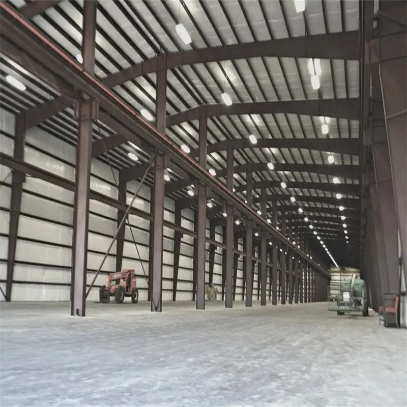 Prefab Long Life Span Steel Structure Building Metal Frame Workshop Modular