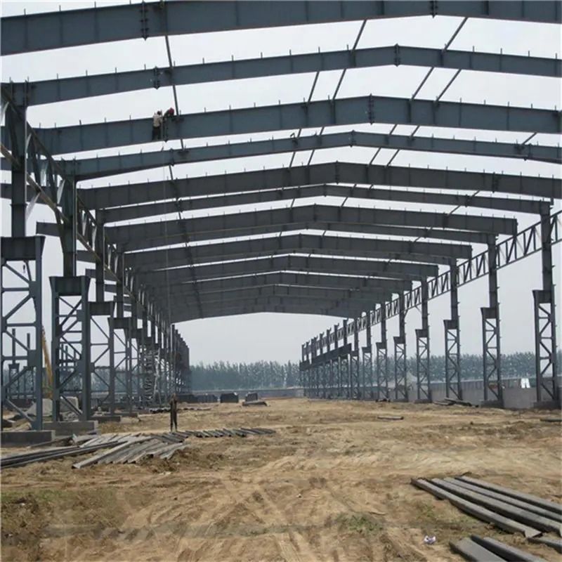 Prefab Long Life Span Steel Structure Building Metal Frame Workshop Modular