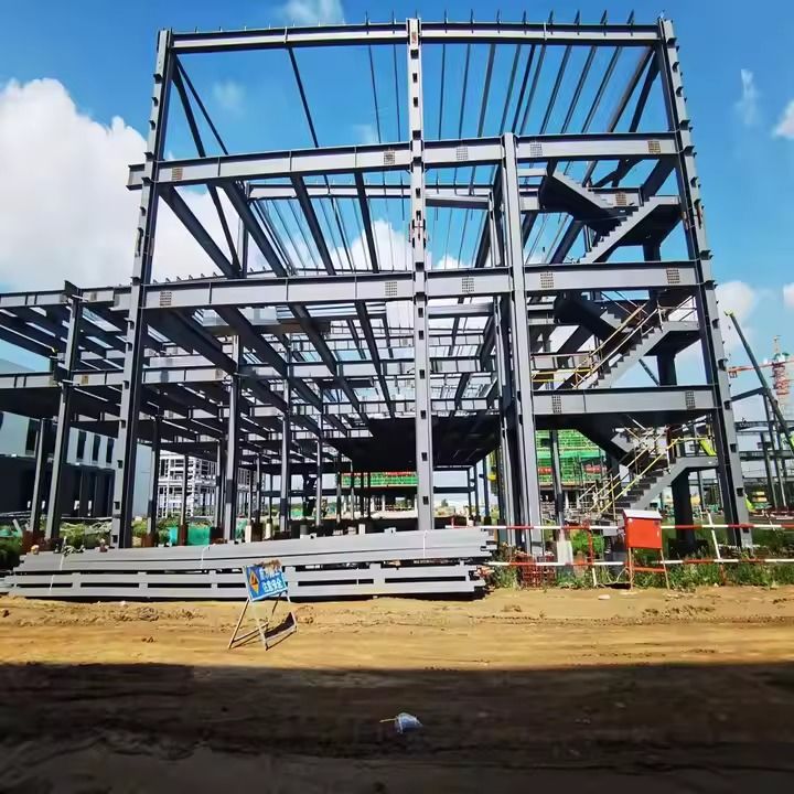 Modular Hot Dip Galvanized Steel Structure Workshop Building Metal Frame Construction