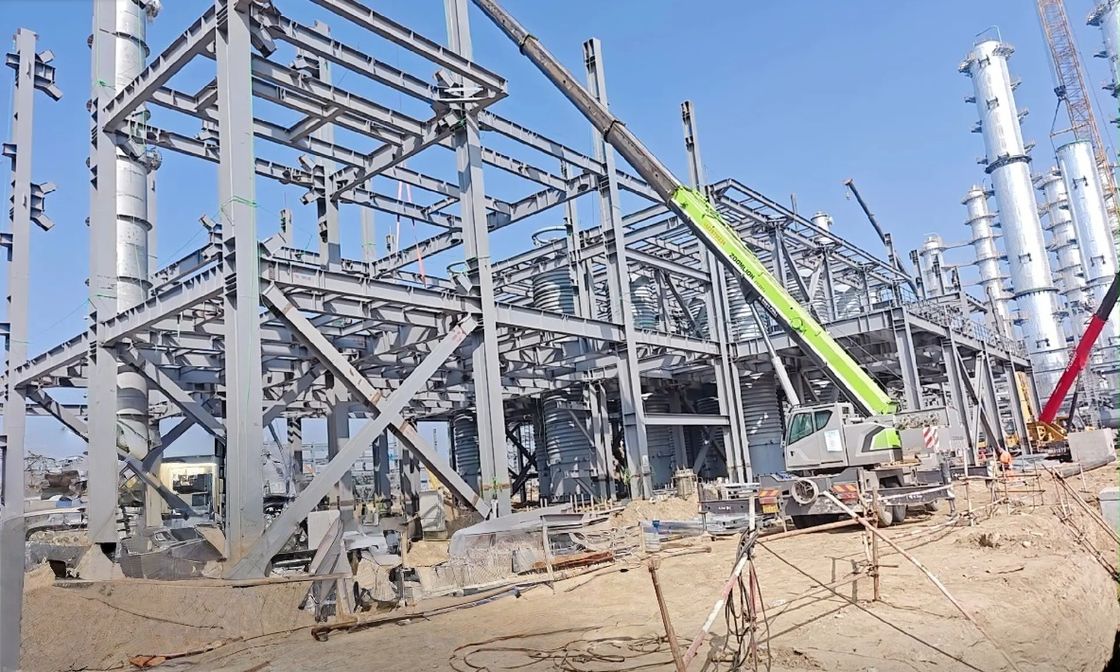 Wind Resistant Prefab Steel Workshop For Coastal Area Industrial Construction
