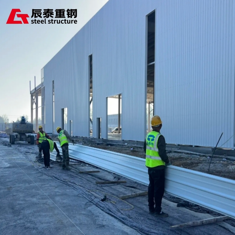 Large Span High Strength Short Construction Period Steel Structure Workshop Building