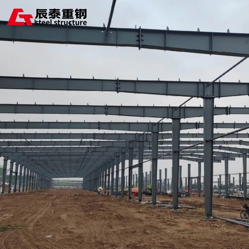 High Fire Resistance Good Lighting Good Seismic Performance Steel Structure Workshop