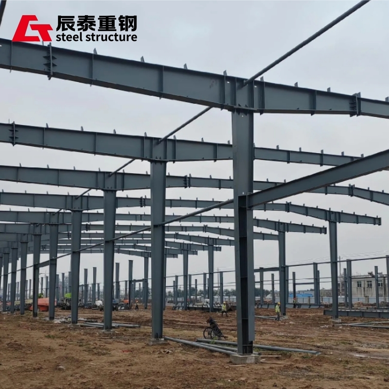 High Fire Resistance Good Lighting Good Seismic Performance Steel Structure Workshop