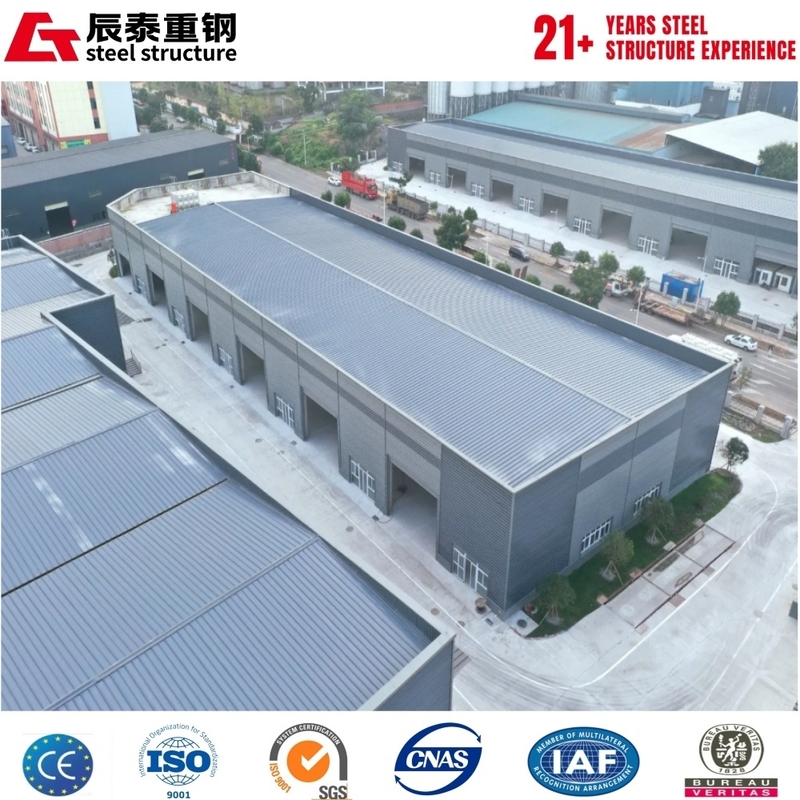 Customized design of efficient hot rolled H-shaped steel structure workshop building