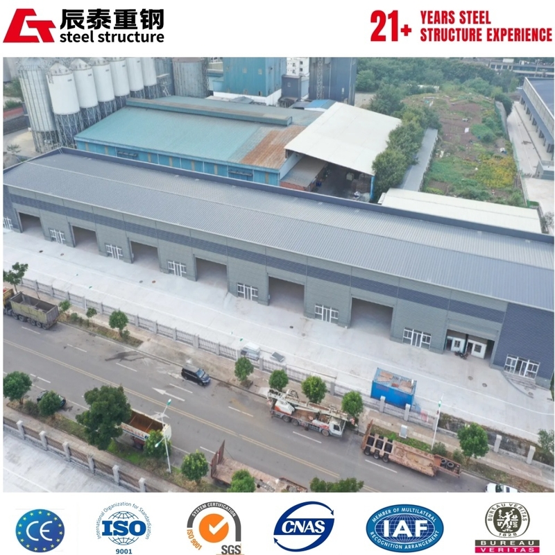 Customized design of efficient hot rolled H-shaped steel structure workshop building