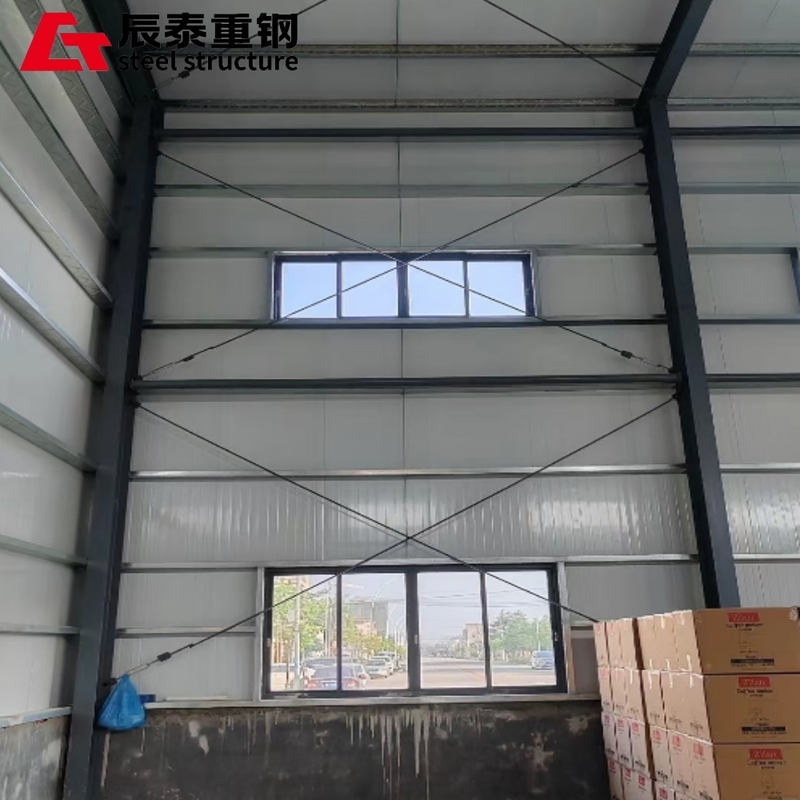 Uniform Steel Material Strong Plastic Deformation Ability for steel structure warehouse
