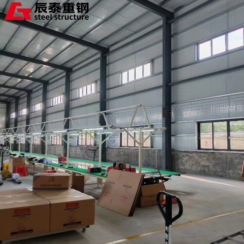 Uniform Steel Material Strong Plastic Deformation Ability for steel structure warehouse