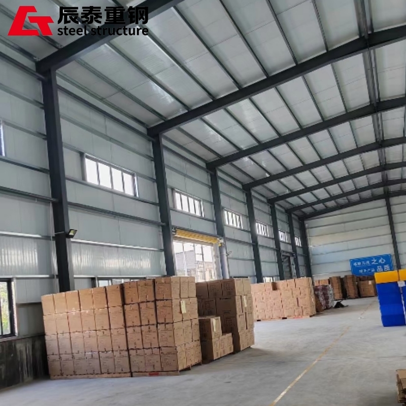 Uniform Steel Material Strong Plastic Deformation Ability for steel structure warehouse