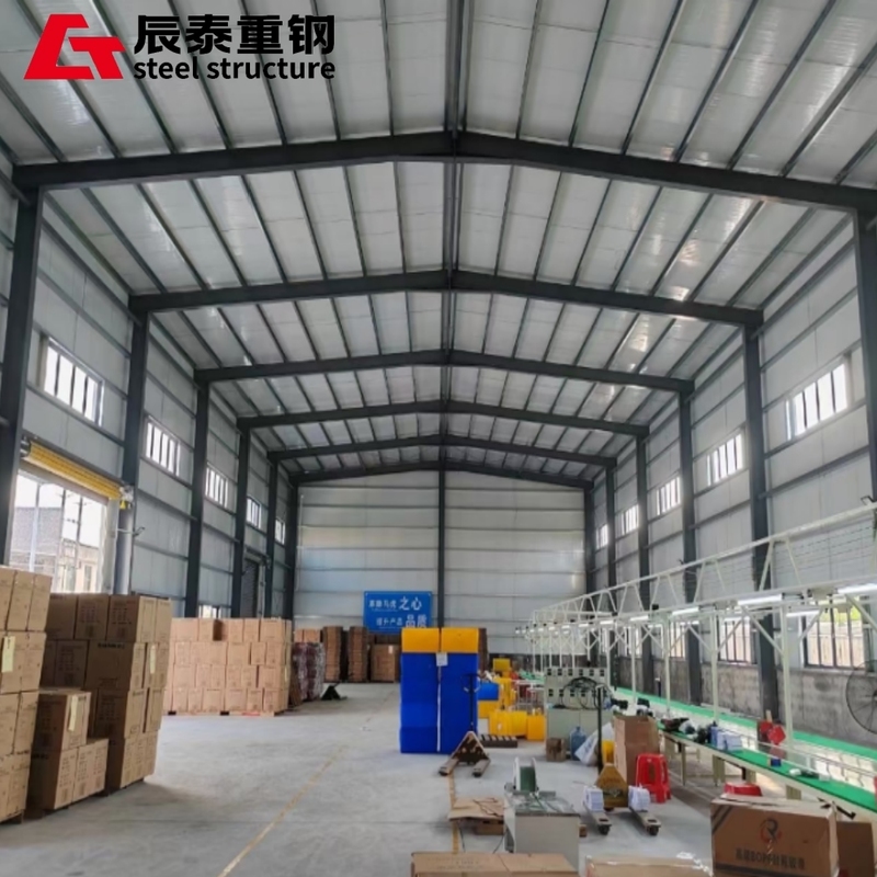 Uniform Steel Material Strong Plastic Deformation Ability for steel structure warehouse