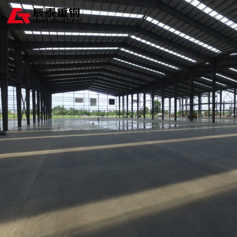 Safe And Stable Wind Resistance Flexible For Storage With Steel Structure Warehouse