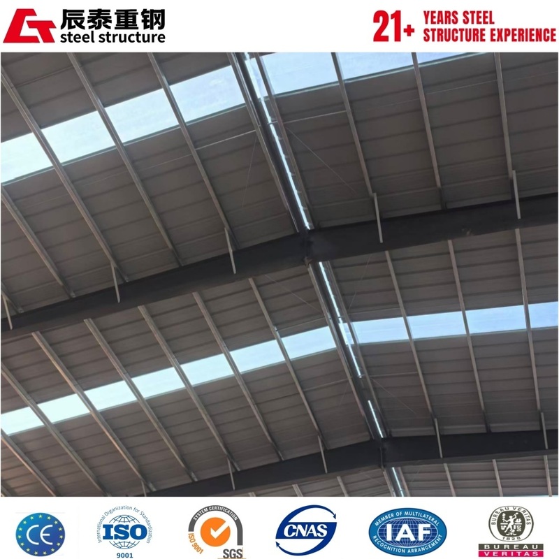 Galvanized anti-corrosion portal steel structure industrial building workshop factory building
