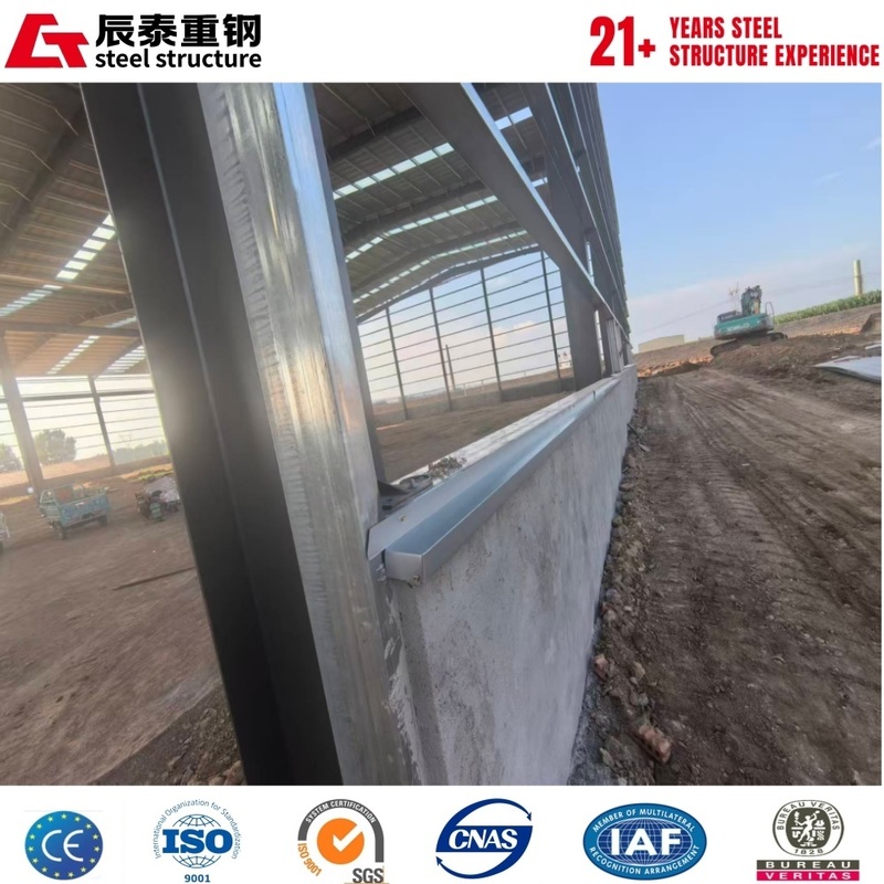 Galvanized anti-corrosion portal steel structure industrial building workshop factory building