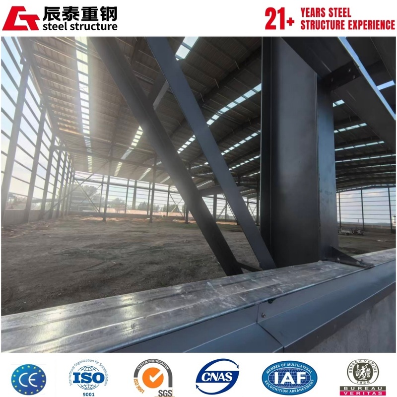 Galvanized anti-corrosion portal steel structure industrial building workshop factory building