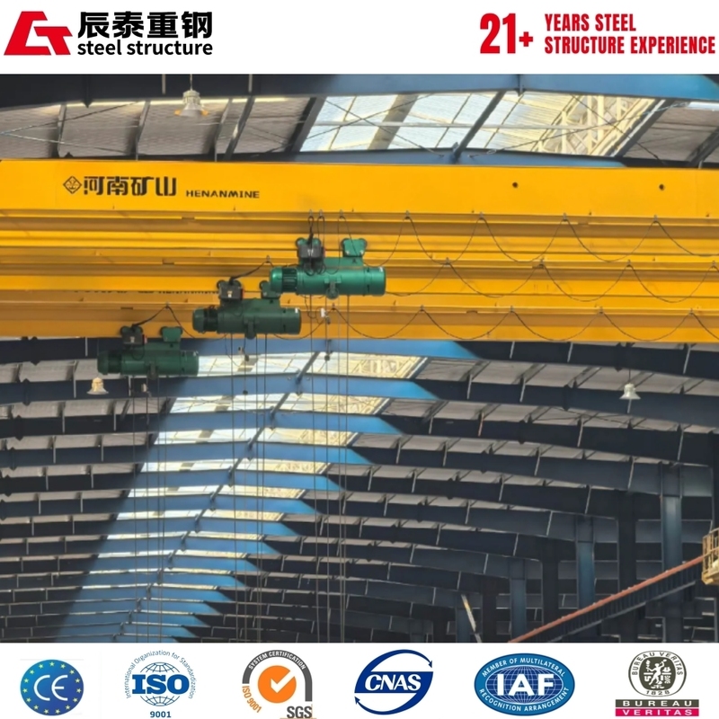 Heavy Chemical Plant Including Crane Adequate Carrying Capacity For Steel Structure Workshop Warehouse