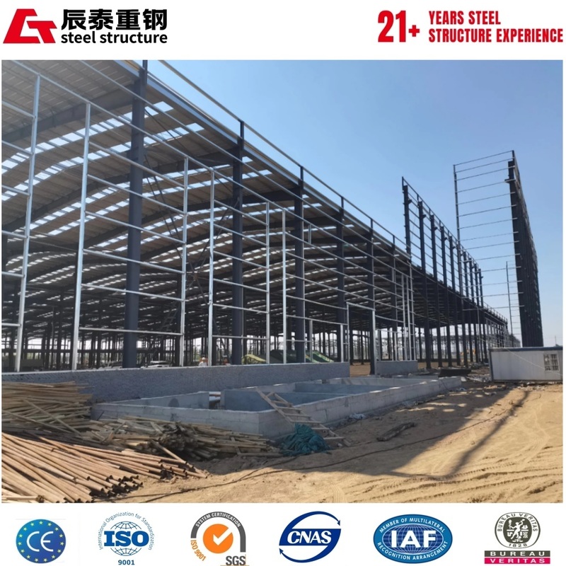 Cycle de construction préfabriqué 2025, atelier à structure en acier économique et rapide