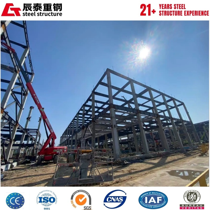 Custom Size Metal Steel Workshop With Large Roller Shutter Access Doors