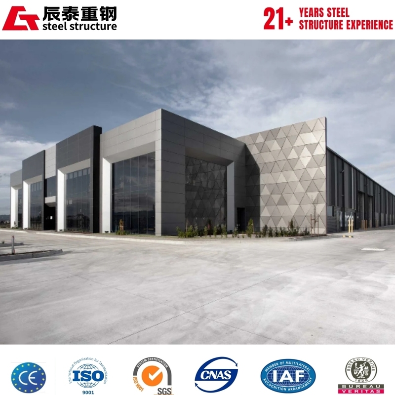 Fire And Corrosion Prevention Steel Structure Office Factory Integrated Building