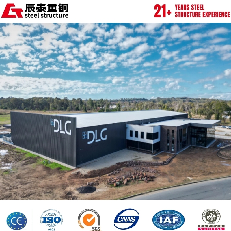 Fire And Corrosion Prevention Steel Structure Office Factory Integrated Building