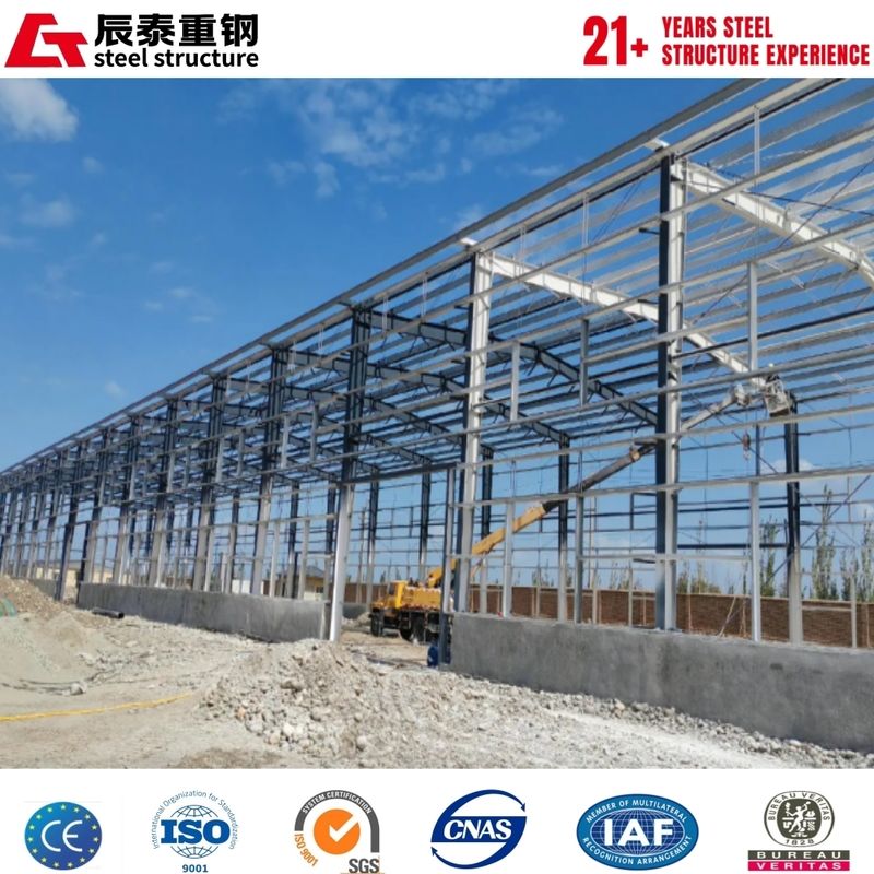 Earthquake Resistant Prefabricated Steel Workshop For Seismic Zone Factories