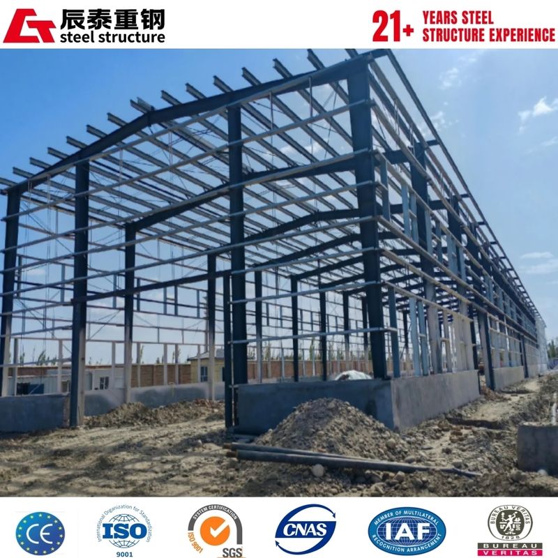 Earthquake Resistant Prefabricated Steel Workshop For Seismic Zone Factories