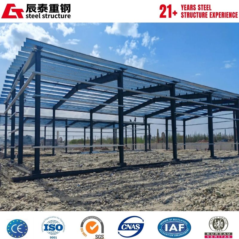Earthquake Resistant Prefabricated Steel Workshop For Seismic Zone Factories