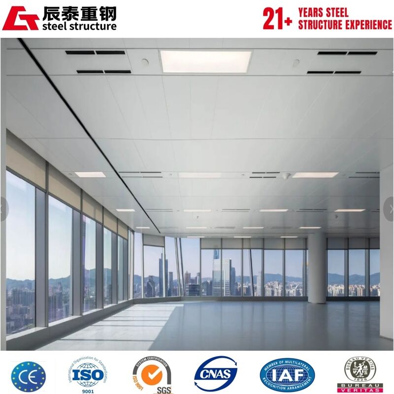 High light corrosion resistance Q355B custom steel structure office building construction
