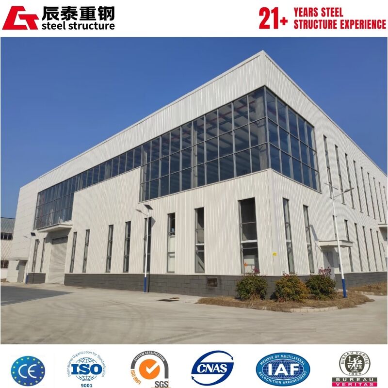 Factory prefabricated on-site assembly of galvanized steel structure workshop building