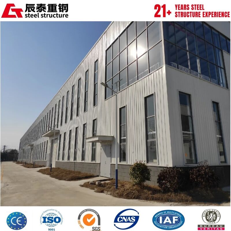 Factory prefabricated on-site assembly of galvanized steel structure workshop building