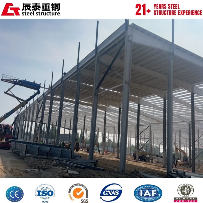 High-Intensity Large Space Easy To Assemble Steel Structure For Workshop